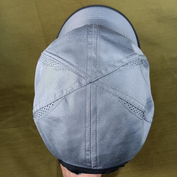 Nike Featherlight Hat Cap Strap Back One Size Gray Black Dri-FIT Running - Picture 5 of 9